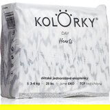 Kolorky Day Hearts jednokratne EKO pelene veličina S 3-6 Kg 25 kom Cijene