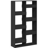 Sobna pregrada crna 100 x 33 x 175 cm od konstruiranog drva | shoptok.hr