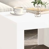  Stolić za kavu bijeli 50 x 50 x 35 cm od konstruiranog drva | shoptok.hr