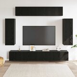  Set TV komoda Zidne 6 pcs Crni hrast 100 x 30 x 30 cm | shoptok.hr