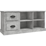 Maison Chic TV omarica - TV stojalo - Televizijska omarica betonsko siva 102x35,5x47,5 cm inženirski les, (21702050) | Shoptok.si