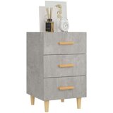 vidaXL Nočna omarica betonsko siva 40x40x66 cm konstruiran les | Shoptok.si