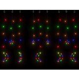 vidaXL Okrasne lučke zvezde in lune z daljincem 138 LED lučk barvne | Shoptok.si