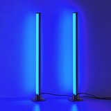 Trio Leuchten Črna namizna svetilka z LED z daljinskim upravljalnikom in RGB - Arnold | Shoptok.si