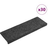 vidaXL Samolepilne preproge za stopnice 30 kosov sive 65x21x4cm Cene