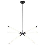 Rabalux visilica Nivaro, LED, 36W, 3000K, ⌀92cm, Crno-bela | ePonuda.com