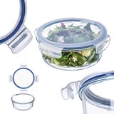 KADAX steklena posoda za hrano 1300 ml s pokrovom, škatla za malico, (5000355239) | Shoptok.si