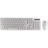 Marvo Office WS005 brezžični komplet slovenske tipkovnice in miške bele barve | Shoptok.si