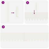  Ograda oko Travnjaka 10 pcs Bijelo 100 x 0.05 x 20 cm | shoptok.hr