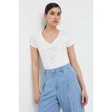 Morgan Kratka majica ženski, bela barva | Shoptok.si