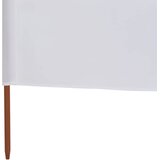  Vjetrobran s 3 panela od tkanine 400 x 120 cm bijeli | shoptok.hr