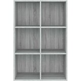 vidaXL Ormarić za knjige / komoda siva boja hrasta 66x30x98 cm drveni | shoptok.hr