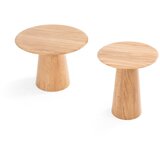 Gazzda Okrogla stranska mizica iz masivnega hrasta ø 55 cm Mushroom – | Shoptok.si