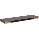  Plutajuća zidna polica visoki sjaj siva 80 x 23,5 x 3,8 cm MDF | Eponuda.com