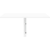  Sklopivi zidni stolić visoki sjaj bijeli 100x60x56 cm drveni | shoptok.hr