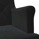  Fotelja Crna Baršun | shoptok.hr