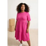 Trendyol ženska haljina TBBSS23AH00129, roze Cene