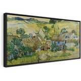  Slika - Vincent Van Gogh – Farms near Auvers 120x60 U crnom drvenom okviru | shoptok.hr