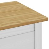  Komoda Hill bijela 79 x 40 x 80 cm od masivne borovine | shoptok.hr