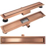 REA Bath Linijski odtok Neox brush copper 80 | Shoptok.si