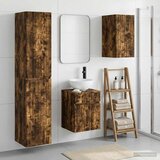  Set namještaja za kupaonicu 3 kom. Dimljeni hrast | shoptok.hr