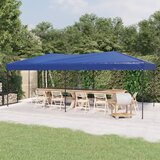 vidaXL zložljiv vrtni šotor moder 3x6 m | Shoptok.si