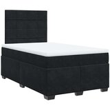 Box spring krevet s madracem crni 120 x 200 cm baršunasti | shoptok.hr