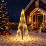  LED božićno drvce 235 cm 500 LED lampica Topla bijela Željezo | shoptok.hr