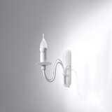  Sollux SL.0216 - Zidno svetlo MINERWA 1xE14/40W/230V belo | Eponuda.com