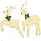 vidaXL LED irvasi 4 pcs Zlatno 45 x 19 x 65 cm tkanina | shoptok.hr