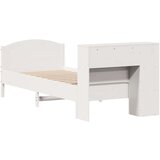  Krevet s regalom za knjige bez madraca bijeli 90x190cm borovina | shoptok.hr