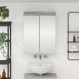  Kopalniška ogledalna omara TULUM Siva Sonoma 60 x 16,5 x 78 cm, (5000157163) | Shoptok.si