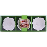 Diker HOME Set porcelanskih činija, 9x9cm, 3 komada, Beli | Eponuda.com