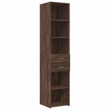 Furnova Visoka omara rjavi hrast 40x42,5x185 cm inženirski les, (21955045) | Shoptok.si