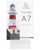  DRŽAČ STOLNI AKRILNI ZA KARTICE A8 EXACOMPTA 88558D PROZIRNI | shoptok.hr