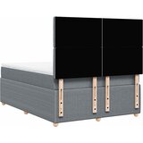  Krevet box spring s madracem svjetlosiva 160x200 cm tkanina | shoptok.hr