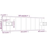  Posteljno vzglavje z omaricami sonoma hrast konstruiran les, (20793524) | Shoptok.si