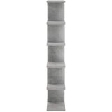  Zidna polica Betonska siva 70 x 17 x 101 cm Prerađeno drvo | shoptok.hr
