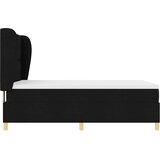  Krevet s opruga kutije s uzglavljem Crna 200 x 140 cm tkanina | shoptok.hr