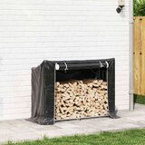 vidaXL Stalak za drva za ogrjev s kišnom navlakom 151x60,5x110,5 cm | shoptok.hr