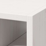  Stalak za vino 2 pcs Bijelo 56 x 25 x 56 cm Čvrsto borovo drvo | shoptok.hr
