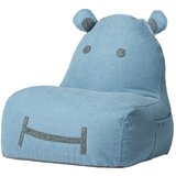 The Brooklyn Kids Modra otroška vreča za sedenje Hippo – | Shoptok.si