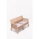 Hanah home baštenski dvosed lara ikili koltuk cappucino | ePonuda.com