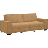  3-dijelni set sofa s jastucima, smeđi baršun | Shoptok.si