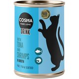 Varčno pakiranje Cosma Drink 12 x 100 g - Tuna s kozicami | shoptok.hr