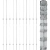 vidaXL Ograjne cevi 22 kos U-Channel 100 cm pocinkano jeklo | Shoptok.si