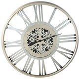  Zidni sat Home ESPRIT Srebrna Željezo 102 x 9 5 x 102 cm | shoptok.hr