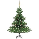 In umjetno božićno drvce kavkaska jela LED i kuglice zeleno 180 cm | shoptok.hr