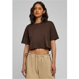 Urban Classics Women's short oversized t-shirt in brown color | Shoptok.si