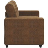  Smeđa Tkanina Drvo Srednja Izdržljiva Dvosjed Sofa | shoptok.hr